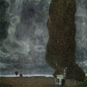 Tormenta que se aproxima (El gran álamo II), 1903 de Gustav Klimt